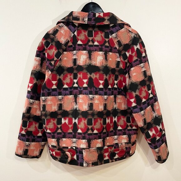 EUC Sézane Leo Aztec Jacquard Coat 34, 2 - Picture 5 of 11